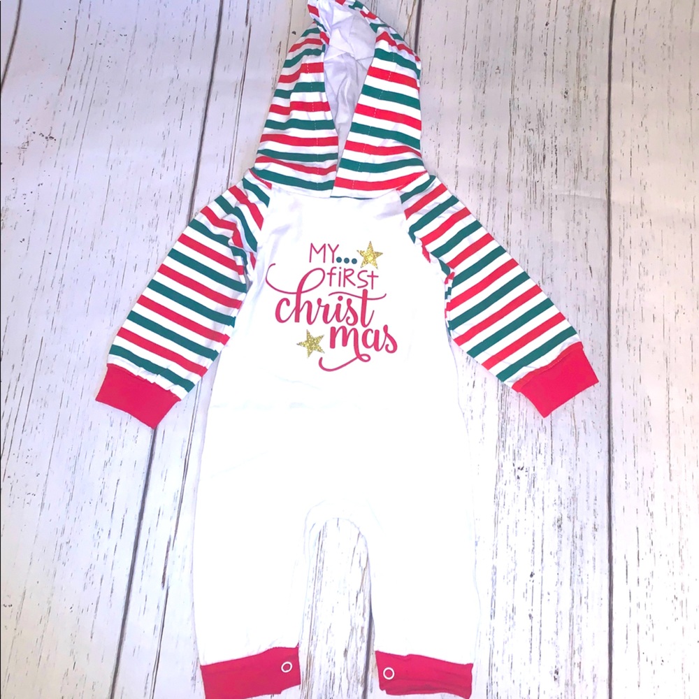 NWT Baby First Christmas Jumpsuit